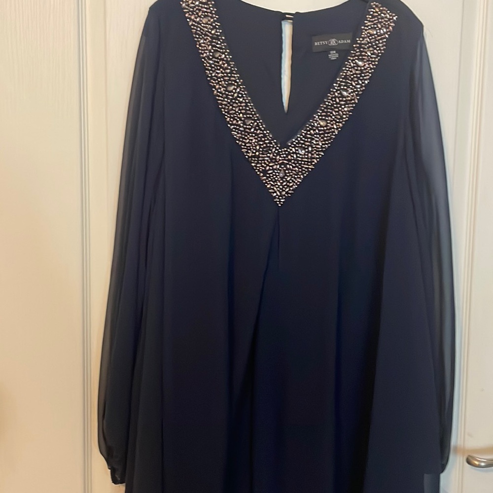 Sheer embellished dress